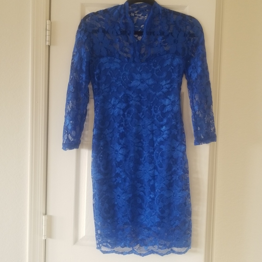 Beautiful blue lace dress
